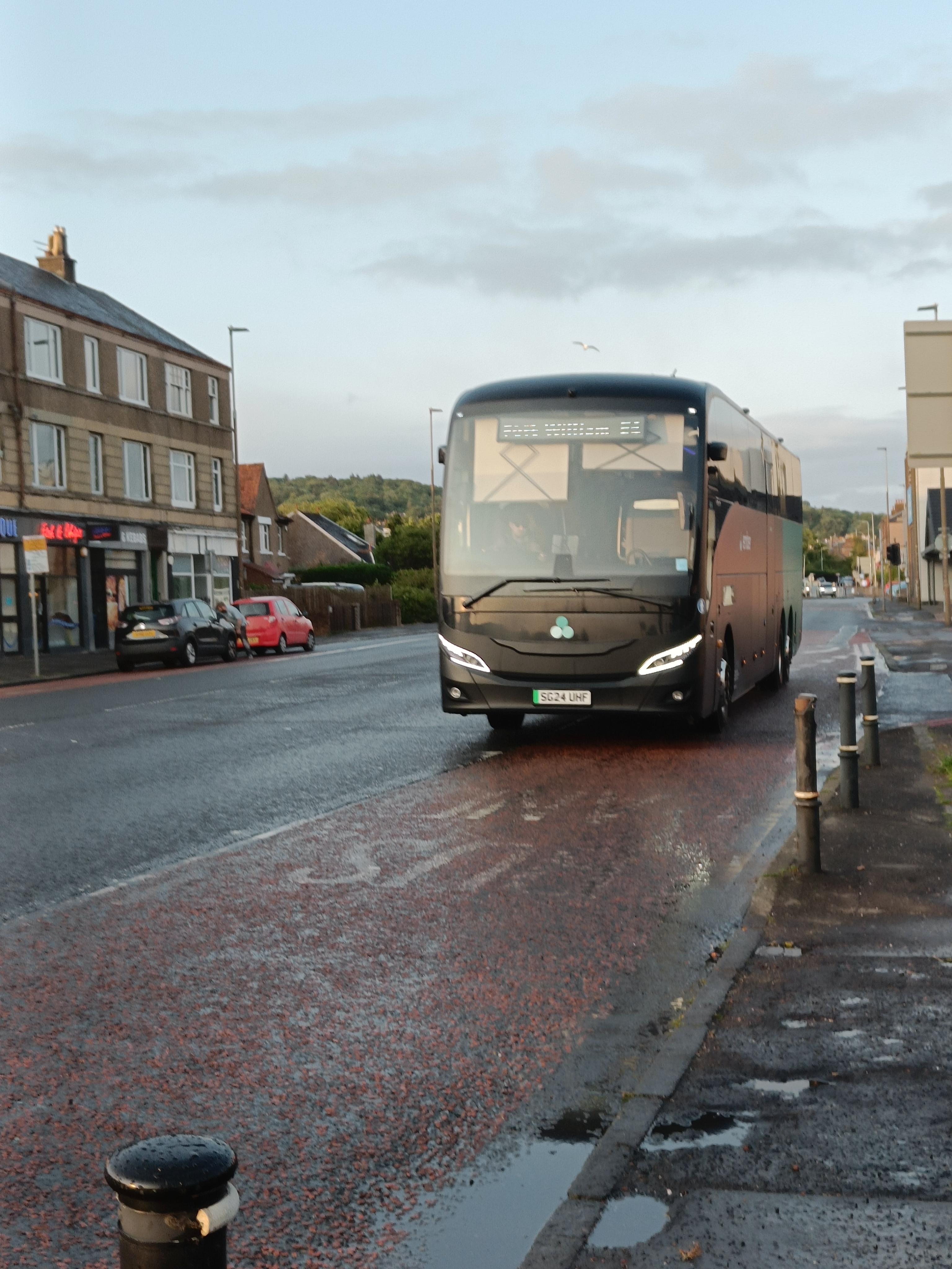 Ember coach interior with back toilet door