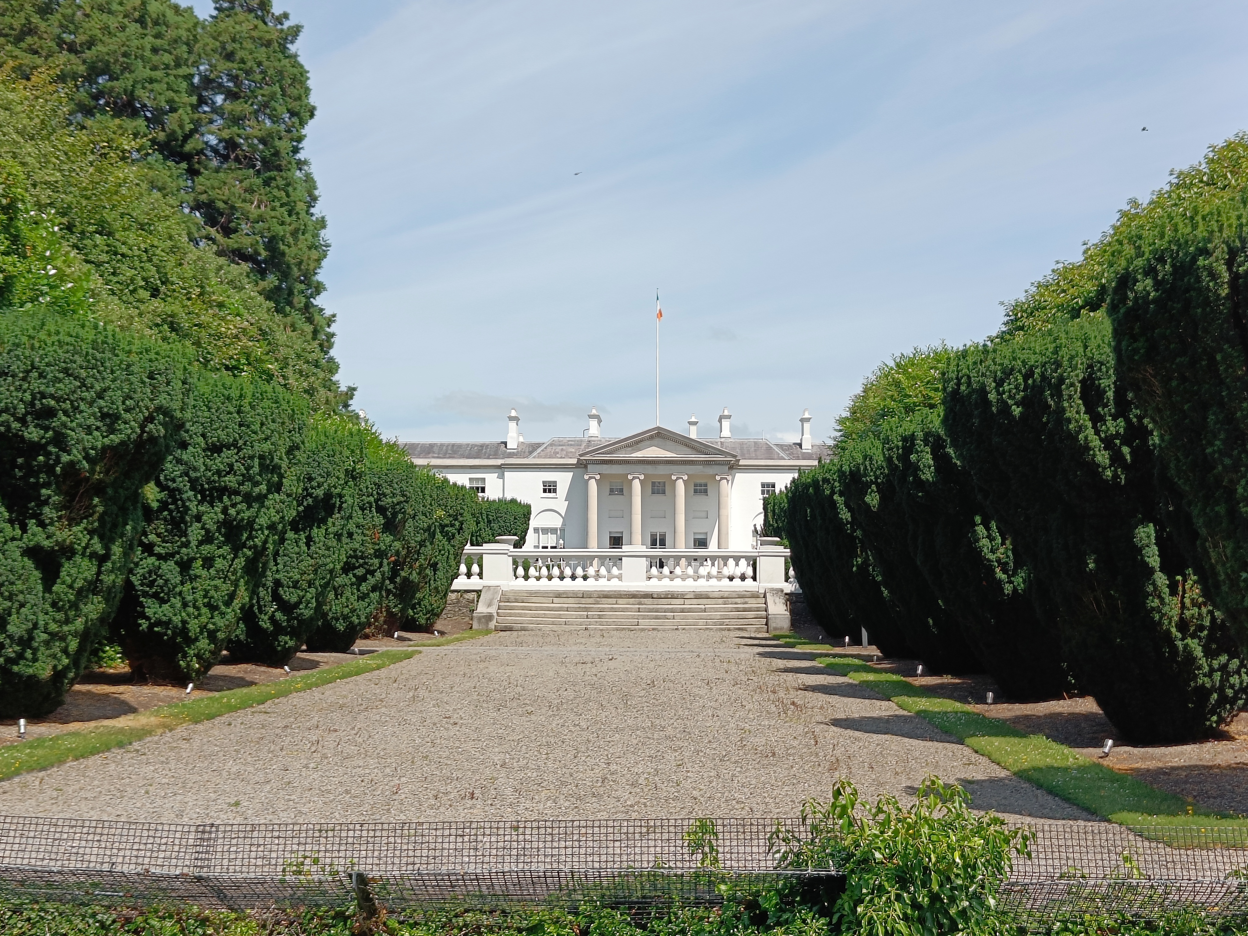 michael d higgins house in phoenix park